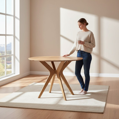 Sala da pranzo Moderno Tavolo da pranzo in legno Design di lusso Mobili Nuovo Arredamento