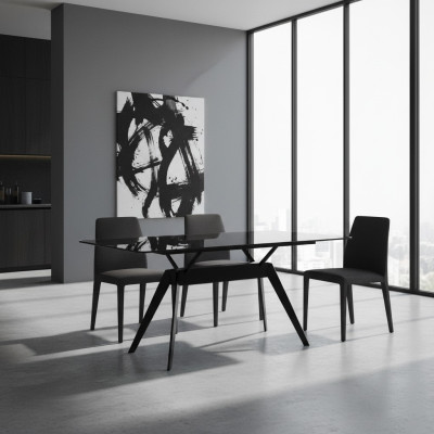 Sala da pranzo lussuoso tavolo da pranzo nuovo tavolo design moderno mobili metallici arredamento