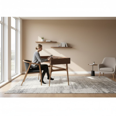 Design scrivania camera da letto lusso sedia legno scrivania computer arredamento