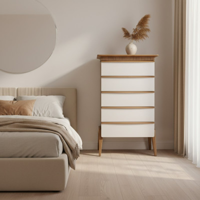 Camera da letto comodino marrone mobile in legno nuovo armadietto comodino in legno