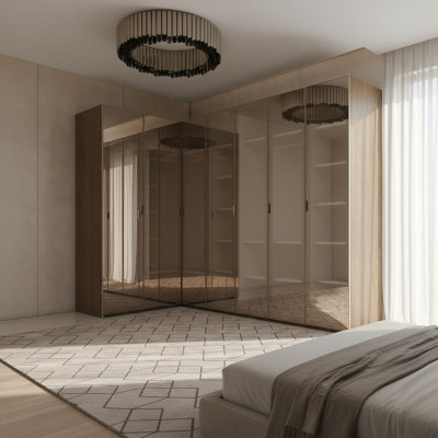 Camera da letto Nuovo Armadio d'angolo Design di lusso Mobili