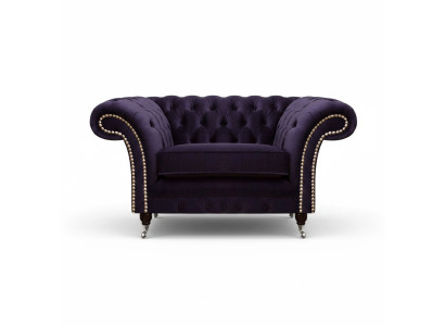 Poltrona da soggiorno Nuovo design Lusso Chesterfield Mobili imbottiti Tessuto