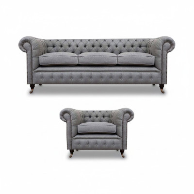 Divano Chesterfield set divano tre posti poltrona design divano divano.