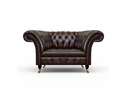 Lusso nuovo sedile soggiorno marrone poltrona arredamento mobili imbottiti Chesterfield