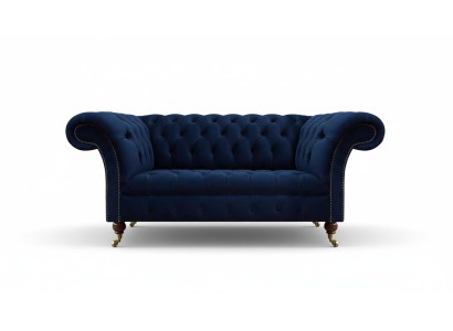 Divano da soggiorno due posti poltrona mobili imbottiti design Chesterfield mobili
