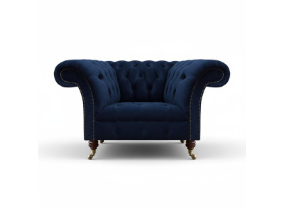 Poltrona di design di lusso arredamento soggiorno Chesterfield imbottiti