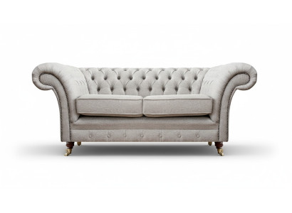 Mobile imbottiti Grigio Divano a due posti Divano Salotto Chesterfield