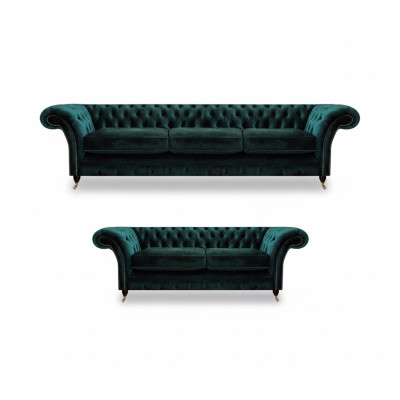 Completamente arredamento soggiorno divani 3+2 set di divani divani Chesterfield