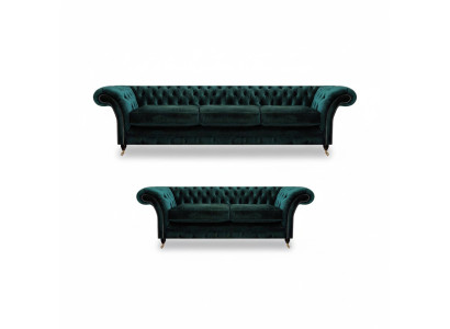 Completamente arredamento soggiorno divani 3+2 set di divani divani Chesterfield
