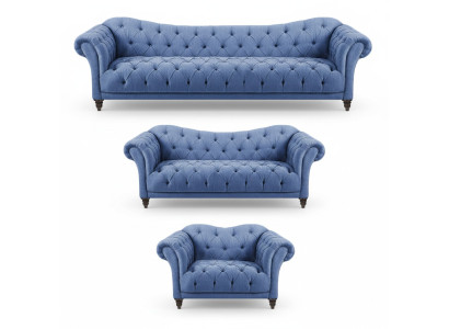 Divano Chesterfield divano lussuoso set soggiorno mobili imbottiti nuovi