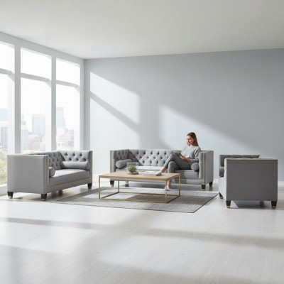Sistema componibile divano design divani divano soggiorno lusso 4 + 2 + 1 set divani.