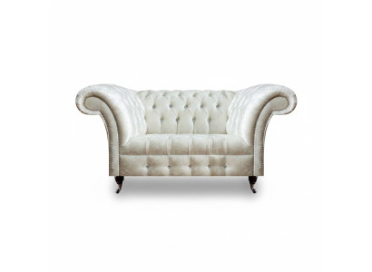 Chesterfield divano soggiorno designer bianco divano due posti.