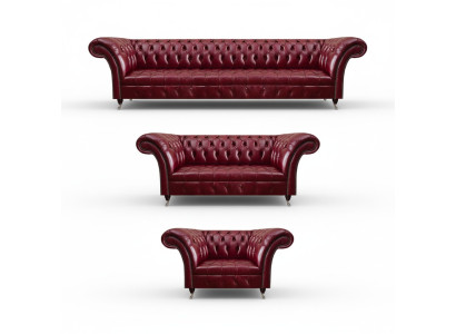 Divano Chesterfield in pelle scura designer divani in pelle divani letto.