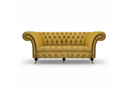 Chesterfield mobile di lusso divano a tre posti in tessuto divano poltrona soggiorno