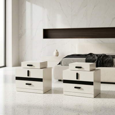 Mobile per camera da letto completa moderna 2x comodini mobili di design