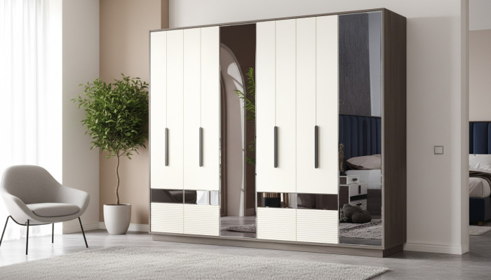 Armadio da letto mobili di lusso design legno armadio moderno
