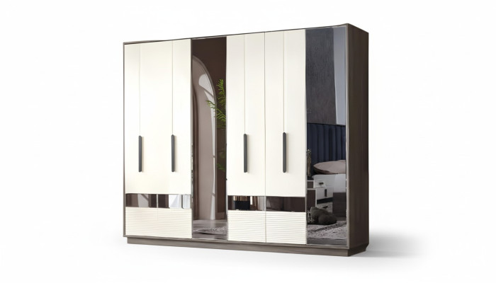 Armadio da letto mobili di lusso design legno armadio moderno