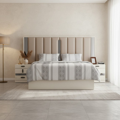 Mobili di lusso letto design camera da letto letto matrimoniale imbottito letti moderni