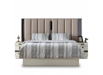 Mobili di lusso letto design camera da letto letto matrimoniale imbottito letti moderni