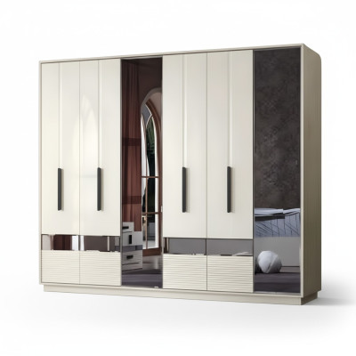 Design mobili in legno armadio da letto armadio di lusso moderno