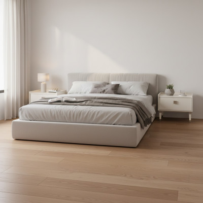 Mobili di lusso in legno per camera da letto 2x comodini design moderno completo