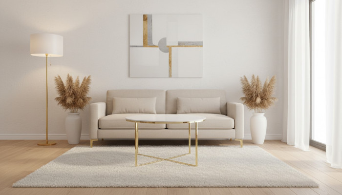 Tavolino da salotto nuovo tavolino laterale di lusso tavolo in stile moderno per il soggiorno.