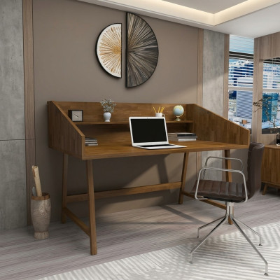 Alta qualità Legno Tavolo Designer Scrivania da ufficio Mobili in legno moderno Scrivania