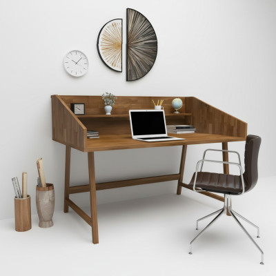 Alta qualità Legno Tavolo Designer Scrivania da ufficio Mobili in legno moderno Scrivania