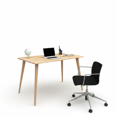 Tavolo in legno beige Tavolo Loft Designer Scrivanie eleganti Mobili di lusso