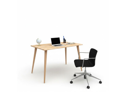 Tavolo in legno beige Tavolo Loft Designer Scrivanie eleganti Mobili di lusso