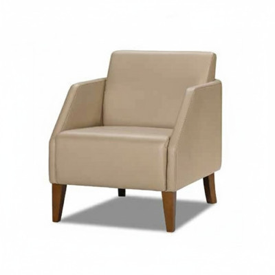 Sedia monopattino beige Sedia imbottita di lusso Sedia da soggiorno di design Sedia lounge Mobili