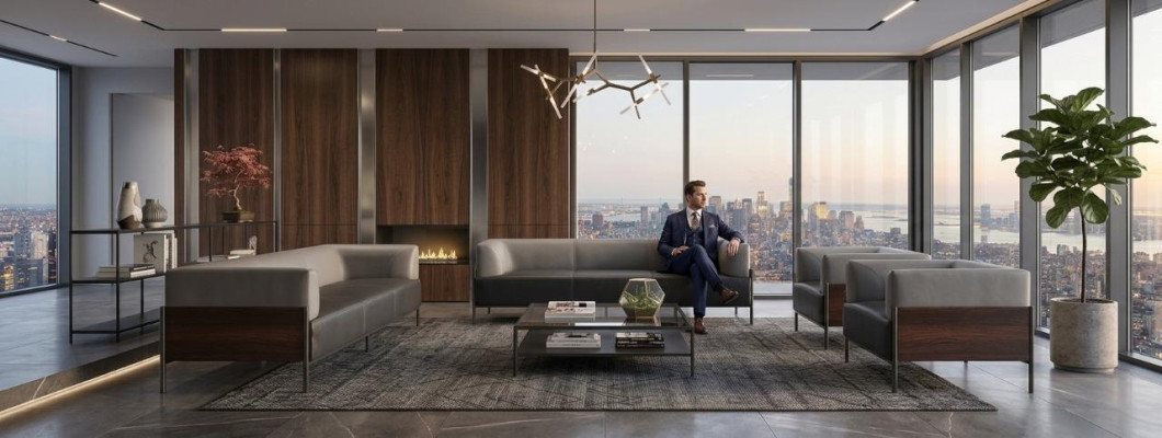 Esclusivo set di divani universali 4 pezzi in pelle nera design moderno.