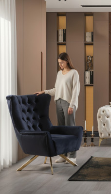Marrone-grigio scrivania da chef designer di mobili da ufficio Robusto tavolo in legno