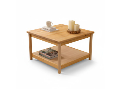 Tavolino moderno in legno beige per soggiorno, tavolino da caffè in stile designer.   Tavolino moderno in legno beige per soggiorno, tavolino da caffè in stile designer.  