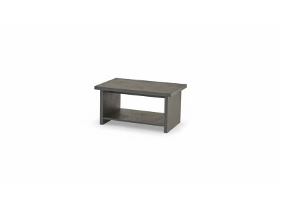 Tavolino Grigio Monocolore Moderno Ufficio Rettangolare Forma con Ripiano