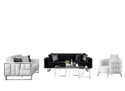 Set di divani 3+3+1 posti divano poltrona set di divani lusso gruppo nuovo