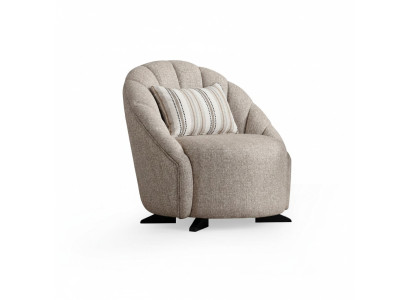 Poltrona Design Moderno Tessuto Relax Stile Lusso Nuovo