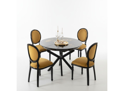 Tavolo da pranzo rotondo design in legno