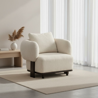 Poltrona Design Moderno in Pelle Relax Stile Lusso Nuovo