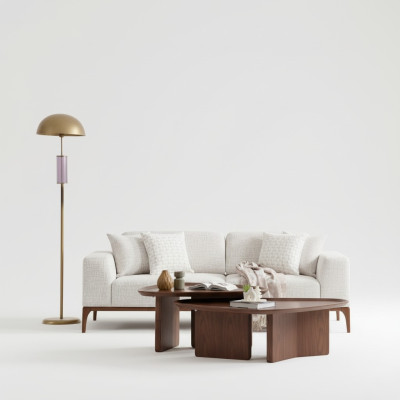 Divano 3 posti lusso design divani imbottiti moderni tessuto nuovi mobili divano