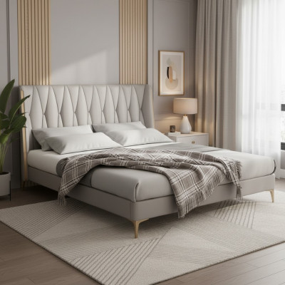 Letto grigio nero designer per giovani lusso letto matrimoniale completo hotel nuovo