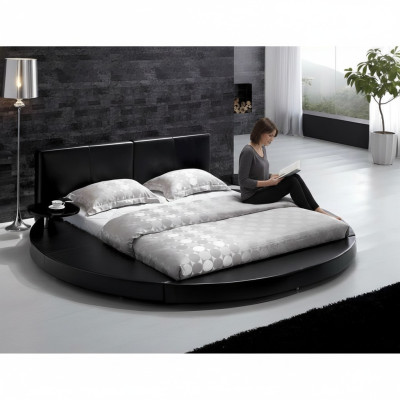 Letto nero designer per giovani lusso completo letto matrimoniale hotel nuovo
