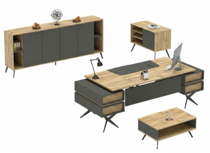 Tavolo da caffè per ufficio, tavolo, sideboard, comò beige, arredamento per ufficio