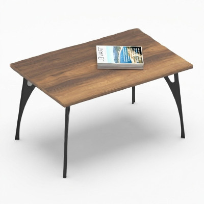 Tavolino da caffè per ufficio marrone tavolo in legno
