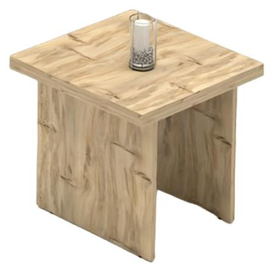 Set da ufficio in legno beige grigio tavolo armadio tavolino comò