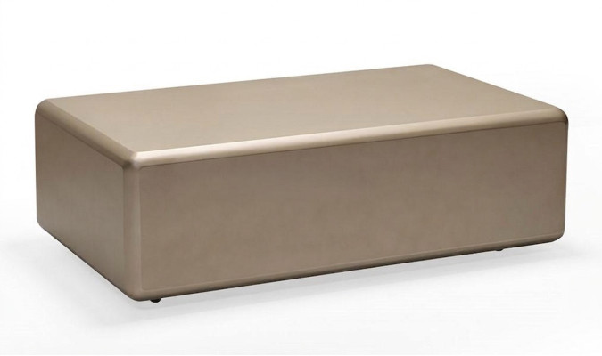 Tavolino da caffè in legno beige dal design elegante