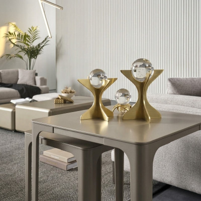 Mobile TV moderno in legno beige