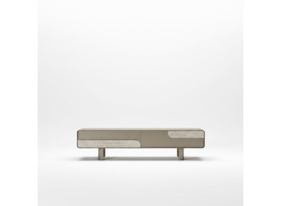 Mobile TV moderno in legno beige