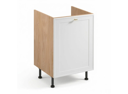 Mobile da cucina armadio sottobanco armadio in legno beige-bianco