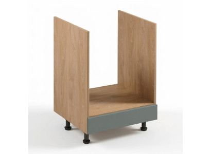 Modulo base per armadio da cucina sotto il piano cottura in legno
